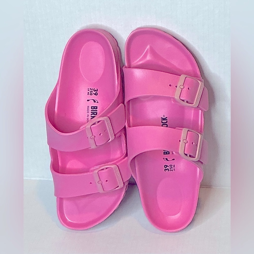 Birkenstock Women's Bright Pink Sandals size 39 us 8 - Picture 5 of 11